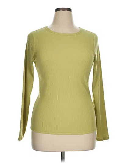 Pre-owned Old Navy Long Sleeve T-shirt In Green