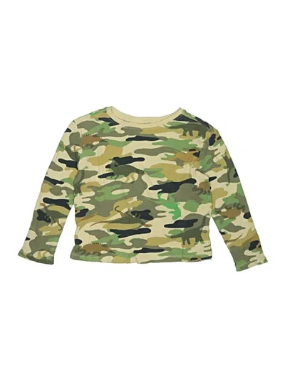 Pre-owned Old Navy Kids' Long Sleeve T-shirt In Green
