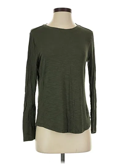 Pre-owned Old Navy Long Sleeve T-shirt In Green