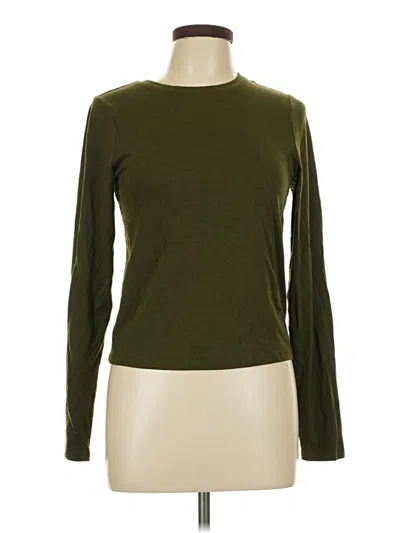 Pre-owned Old Navy Long Sleeve T-shirt In Green