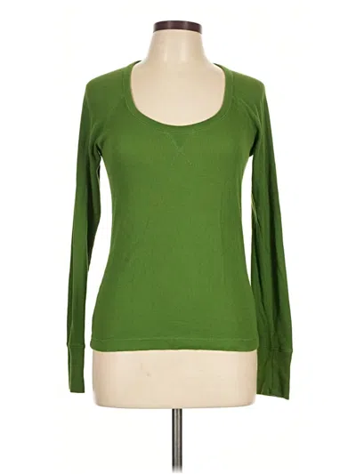 Pre-owned Old Navy Long Sleeve T-shirt In Green