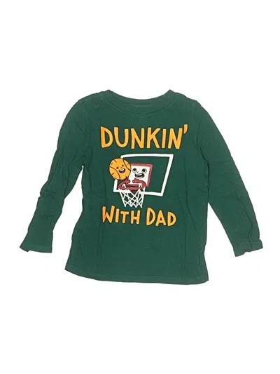 Pre-owned Old Navy Kids' Long Sleeve T-shirt In Green