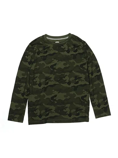 Pre-owned Old Navy Kids' Long Sleeve T-shirt In Green