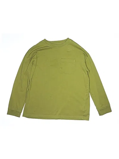 Pre-owned Old Navy Kids' Long Sleeve T-shirt In Green