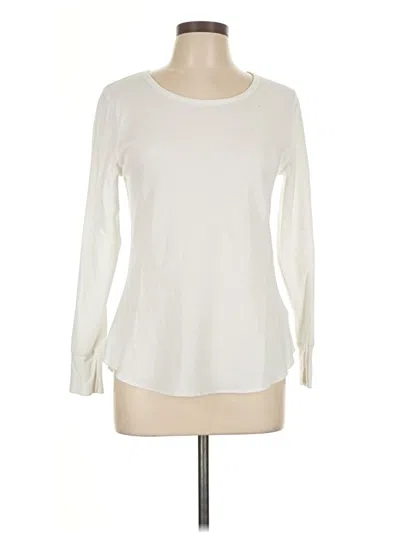 Pre-owned Old Navy Long Sleeve T-shirt In Ivory