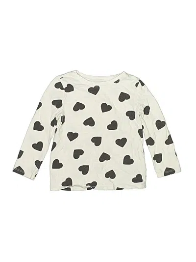 Pre-owned Old Navy Kids' Long Sleeve T-shirt In Ivory