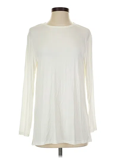 Pre-owned Old Navy Long Sleeve T-shirt In Ivory