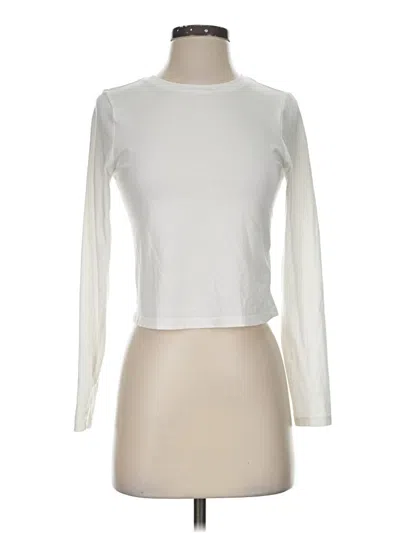 Pre-owned Old Navy Long Sleeve T-shirt In Ivory