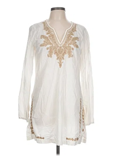 Pre-owned Old Navy Long Sleeve T-shirt In Ivory