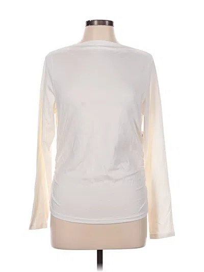 Old Navy Long Sleeve T-shirt In Ivory