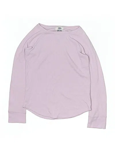 Pre-owned Old Navy Kids' Long Sleeve T-shirt In Pink