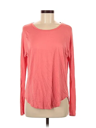 Pre-owned Old Navy Long Sleeve T-shirt In Pink