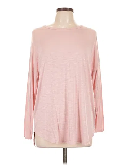 Pre-owned Old Navy Long Sleeve T-shirt In Pink