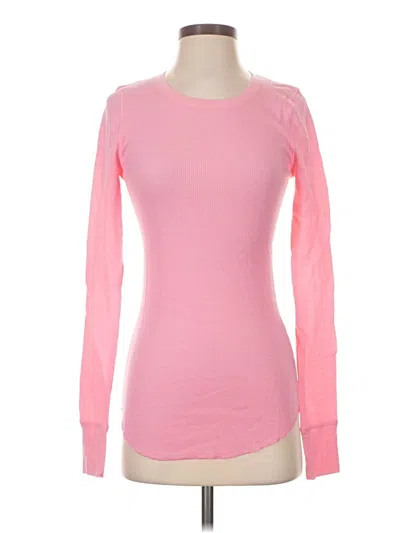 Old Navy Long Sleeve T-shirt In Pink