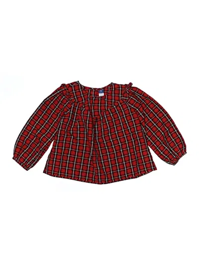 Pre-owned Old Navy Kids' Long Sleeve T-shirt In Red