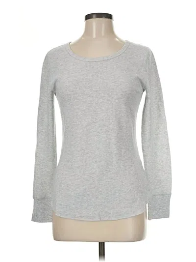 Pre-owned Old Navy Long Sleeve T-shirt In Silver