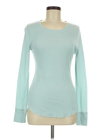 Pre-owned Old Navy Long Sleeve T-shirt In Teal