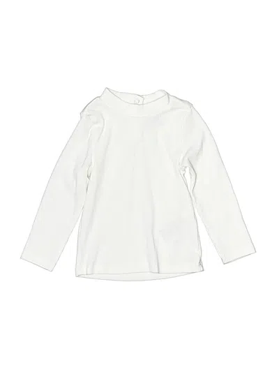 Pre-owned Old Navy Babies' Long Sleeve T-shirt In White