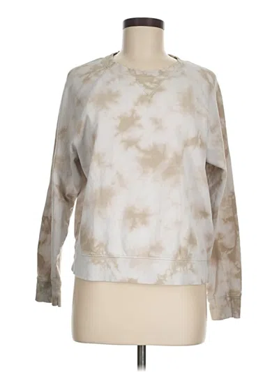 Pre-owned Old Navy Long Sleeve T-shirt In White