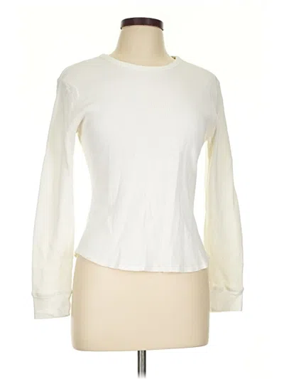 Pre-owned Old Navy Long Sleeve T-shirt In White
