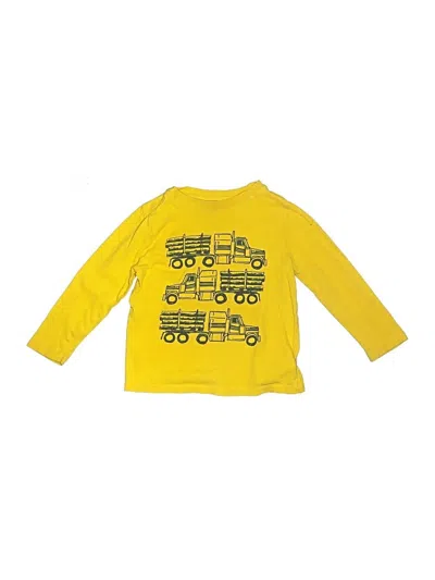 Pre-owned Old Navy Kids' Long Sleeve T-shirt In Yellow