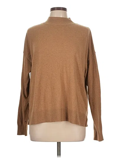 Pre-owned Old Navy Long Sleeve Turtleneck In Brown