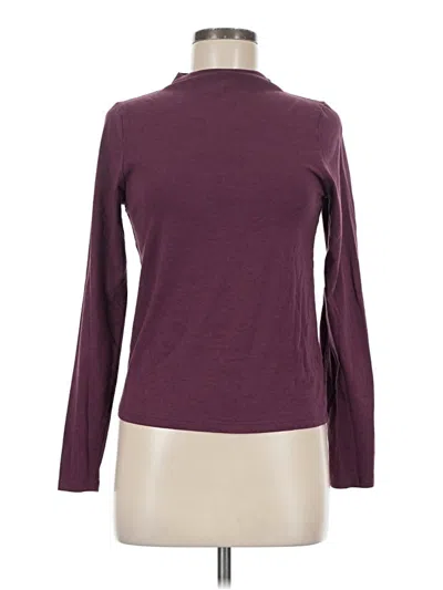 Pre-owned Old Navy Long Sleeve Turtleneck In Burgundy