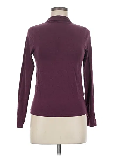 Pre-owned Old Navy Long Sleeve Turtleneck In Burgundy