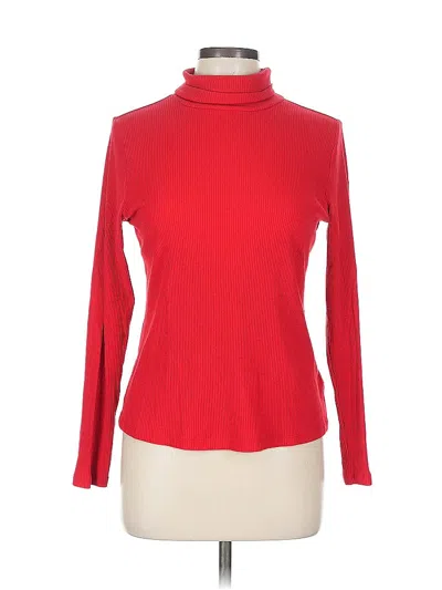 Pre-owned Old Navy Long Sleeve Turtleneck In Red