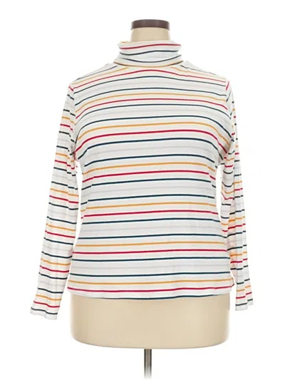 Pre-owned Old Navy Long Sleeve Turtleneck In White