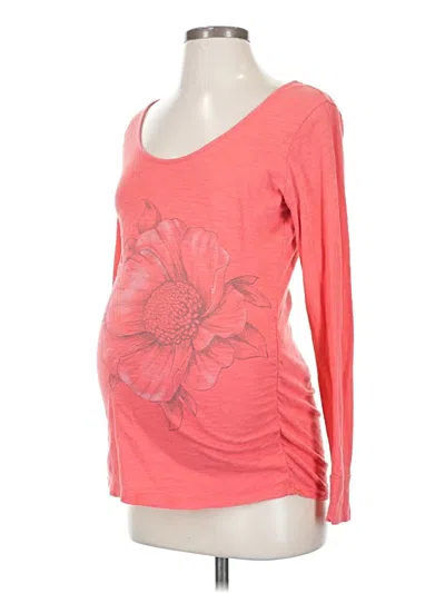 Pre-owned Old Navy - Maternity 3/4 Sleeve T-shirt In Pink