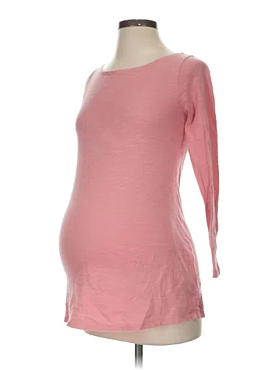 Pre-owned Old Navy - Maternity 3/4 Sleeve T-shirt In Pink