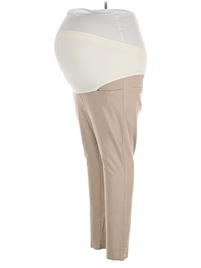 Pre-owned Old Navy - Maternity Active Pants In Tan
