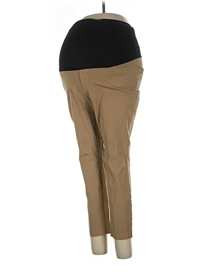 Pre-owned Old Navy - Maternity Active Pants In Tan