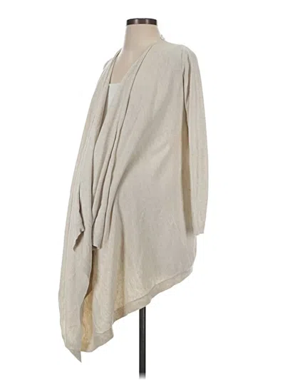 Pre-owned Old Navy - Maternity Cardigan Sweater In Tan