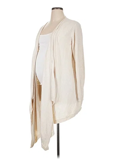 Pre-owned Old Navy - Maternity Cardigan Sweater In White