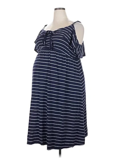 Pre-owned Old Navy - Maternity Casual Dress In Blue