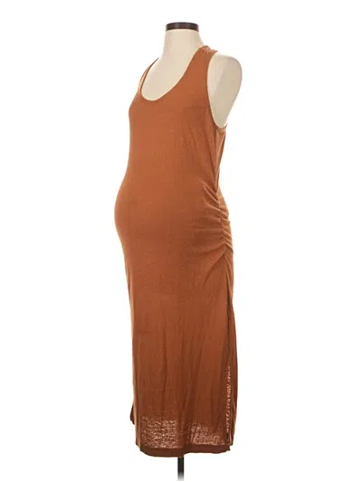 Pre-owned Old Navy - Maternity Casual Dress In Brown