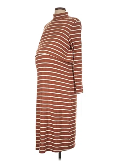 Pre-owned Old Navy - Maternity Casual Dress In Brown