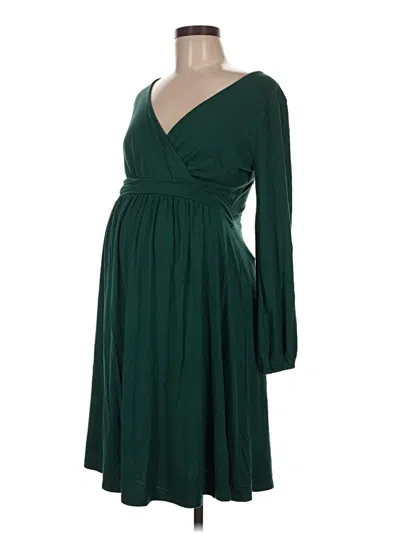 Pre-owned Old Navy - Maternity Casual Dress In Green
