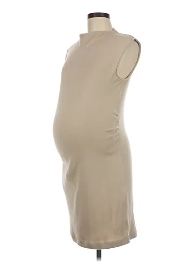Pre-owned Old Navy - Maternity Casual Dress In Tan