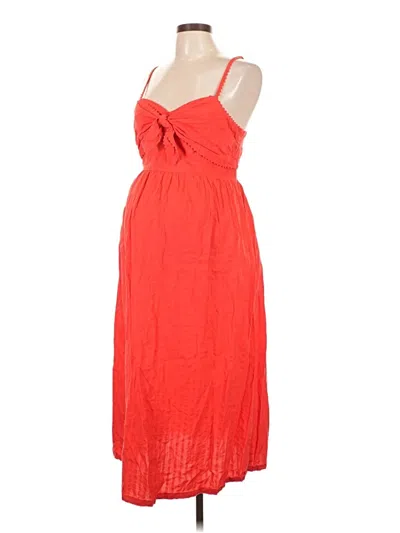 Pre-owned Old Navy - Maternity Cocktail Dress In Red