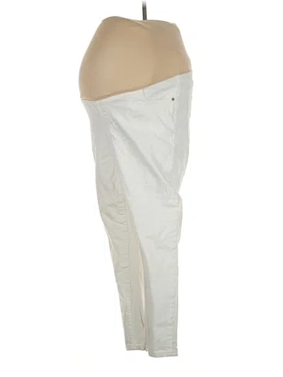 Pre-owned Old Navy - Maternity Jeggings In Ivory