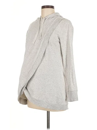 Pre-owned Old Navy - Maternity Pullover Hoodie In Gray