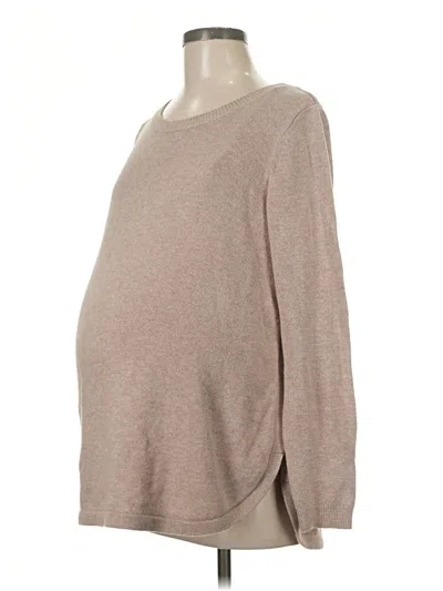 Pre-owned Old Navy - Maternity Pullover Sweater In Brown