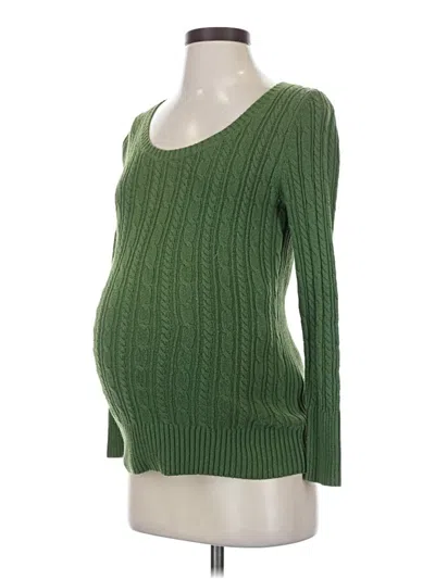 Pre-owned Old Navy - Maternity Pullover Sweater In Green
