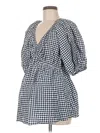 Old Navy - Maternity Short Sleeve Blouse In Gray