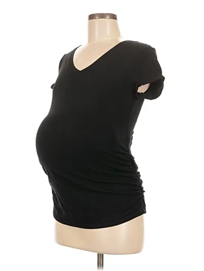 Pre-owned Old Navy - Maternity Short Sleeve T-shirt In Black