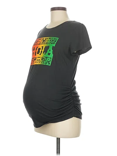 Pre-owned Old Navy - Maternity Short Sleeve T-shirt In Black