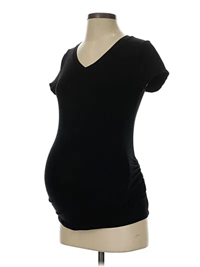 Pre-owned Old Navy - Maternity Short Sleeve T-shirt In Black